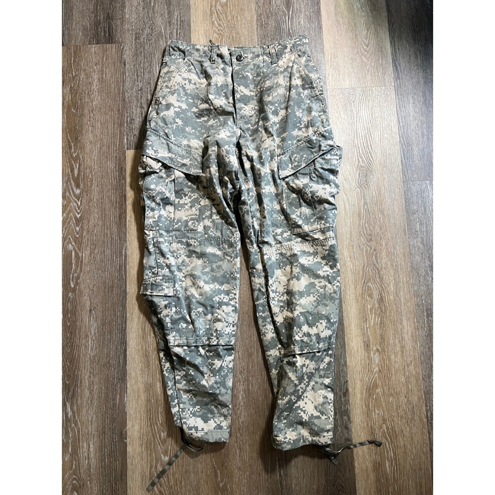 US Military ACU Cargo Pants Mens Small Regular Gray Digital Camo UCP Utility